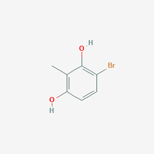 Chemical structure of 4-Bromo-2-methyl-1,3-benzenediol