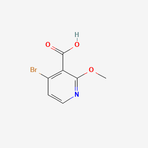 Chemical structure of 4-Bromo-2-methoxynicotinic acid