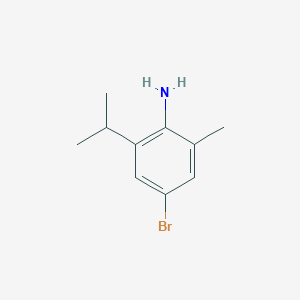 Chemical structure of 4-Bromo-2-isopropyl-6-methylaniline