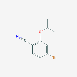 Chemical structure of 4-Bromo-2-isopropoxybenzonitrile
