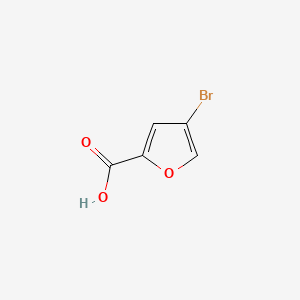Chemical structure of 4-Bromo-2-furoic acid
