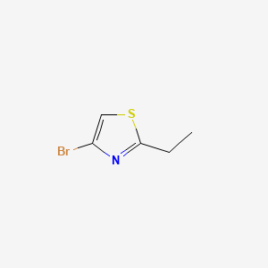 Chemical structure of 4-Bromo-2-ethylthiazole