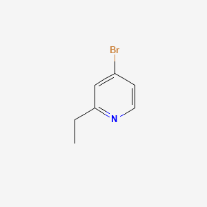Chemical structure of 4-Bromo-2-ethylpyridine