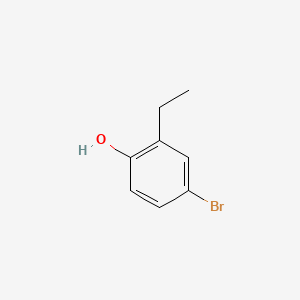 Chemical structure of 4-Bromo-2-ethylphenol