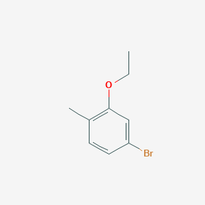 Chemical structure of 4-Bromo-2-ethoxy-1-methylbenzene