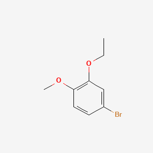 Chemical structure of 4-bromo-2-ethoxy-1-methoxybenzene