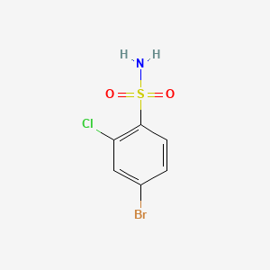 Chemical structure of 4-Bromo-2-Chlorobenzenesulfonamide