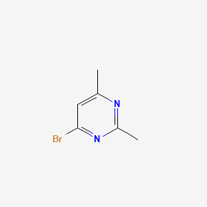 Chemical structure of 4-Bromo-2,6-dimethylpyrimidine