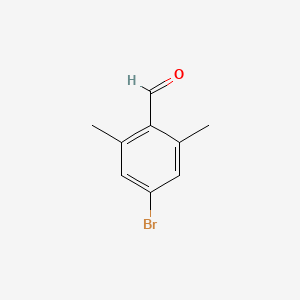 Chemical structure of 4-Bromo-2,6-dimethylbenzaldehyde