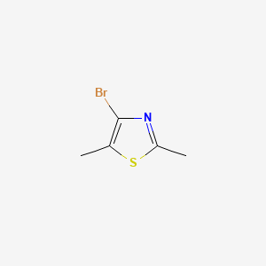 Chemical structure of 4-Bromo-2,5-dimethylthiazole