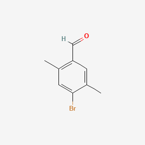Chemical structure of 4-Bromo-2,5-dimethylbenzaldehyde