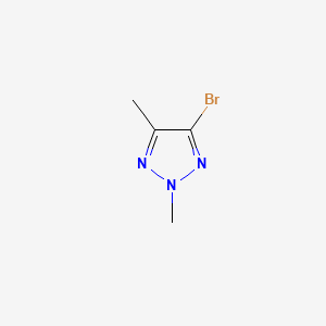 Chemical structure of 4-Bromo-2,5-dimethyl-2H-1,2,3-triazole