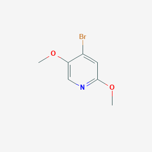 Chemical structure of 4-Bromo-2,5-dimethoxypyridine