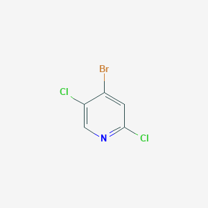 Chemical structure of 4-Bromo-2,5-dichloropyridine
