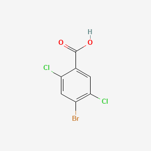Chemical structure of 4-Bromo-2,5-dichlorobenzoic acid