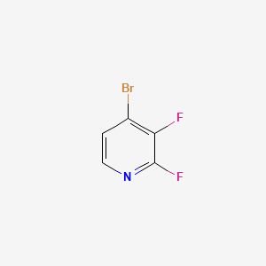 Chemical structure of 4-Bromo-2,3-difluoropyridine