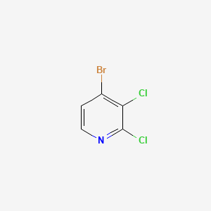 Chemical structure of 4-Bromo-2,3-dichloropyridine