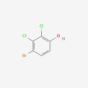 Chemical structure of 4-Bromo-2,3-Dichlorophenol