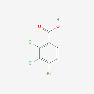 Chemical structure of 4-Bromo-2,3-dichlorobenzoic acid