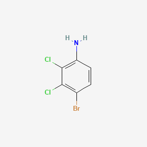 Chemical structure of 4-Bromo-2,3-Dichloroaniline