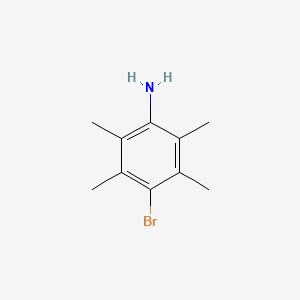 Chemical structure of 4-Bromo-2,3,5,6-tetramethylaniline