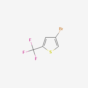 Chemical structure of 4-Bromo-2-(trifluoromethyl)thiophene