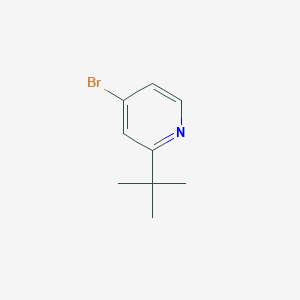 Chemical structure of 4-Bromo-2-tert-butylpyridine