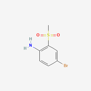Chemical structure of 4-Bromo-2-methanesulfonylaniline