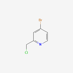 Chemical structure of 4-Bromo-2-(Chloromethyl)Pyridine