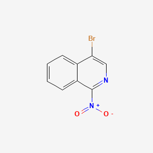 Chemical structure of 4-Bromo-1-nitroisoquinoline