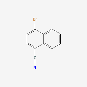 Chemical structure of 4-Bromo-1-naphthonitrile
