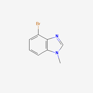 Chemical structure of 4-bromo-1-methyl-1H-1,3-benzodiazole