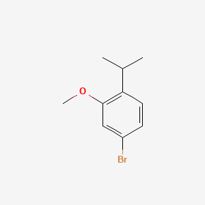 Chemical structure of 4-Bromo-1-isopropyl-2-methoxybenzene