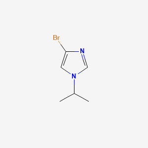 Chemical structure of 4-Bromo-1-isopropyl-1H-imidazole