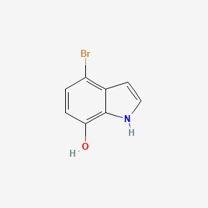 Chemical structure of 4-Bromo-1H-indol-7-ol