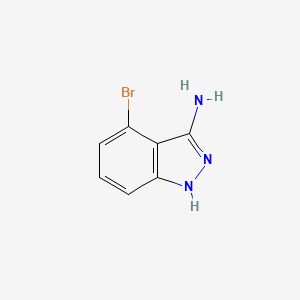 Chemical structure of 4-Bromo-1H-indazol-3-amine