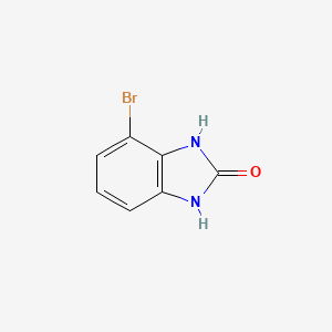 Chemical structure of 4-Bromo-1H-benzo[d]imidazol-2(3H)-one