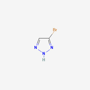 Chemical structure of 4-Bromo-1H-1,2,3-triazole