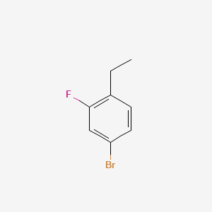 Chemical structure of 4-Bromo-1-ethyl-2-fluorobenzene