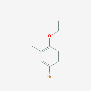 Chemical structure of 4-Bromo-1-ethoxy-2-methylbenzene