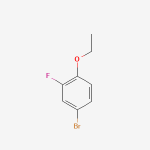 Chemical structure of 4-Bromo-1-ethoxy-2-fluorobenzene