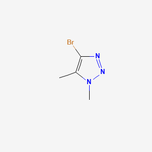 Chemical structure of 4-Bromo-1,5-dimethyl-1H-1,2,3-triazole