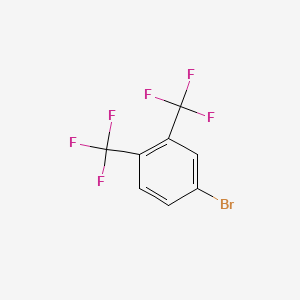 Chemical structure of 4-Bromo-1,2-bis(trifluoromethyl)benzene