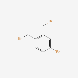 Chemical structure of 4-Bromo-1,2-bis(bromomethyl)benzene