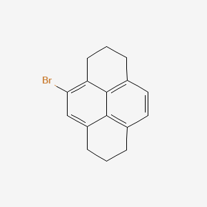 Chemical structure of 4-Bromo-1,2,3,6,7,8-hexahydropyrene