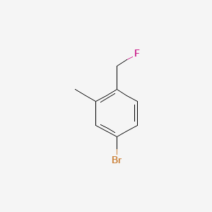 Chemical structure of 4-Bromo-2-methylbenzyl fluoride