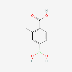 Chemical structure of 4-Borono-2-methylbenzoic acid