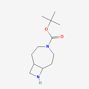 Chemical structure of 4-Boc-4,8-diazabicyclo[5.2.0]nonane