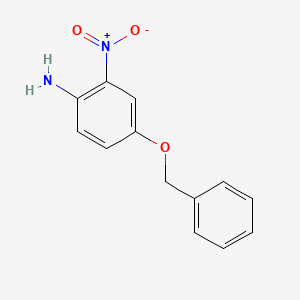 Chemical structure of 4-Benzyloxy-2-Nitroaniline