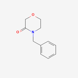 Chemical structure of 4-Benzylmorpholin-3-one
